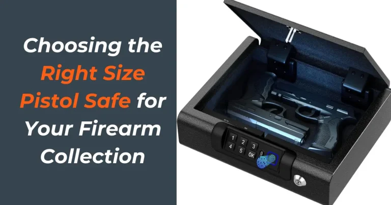 Pistol Safe Size