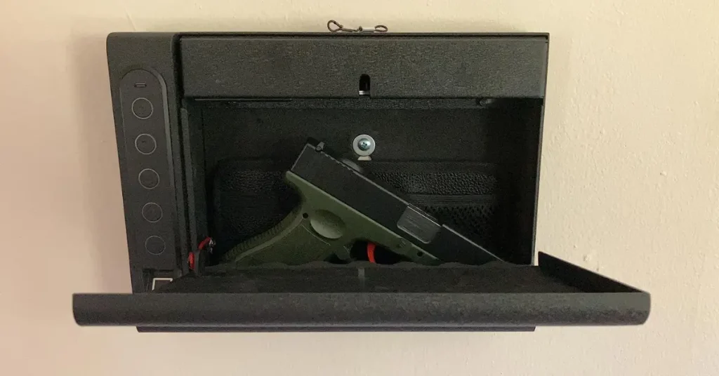 Wall Mount Pistol Safe 