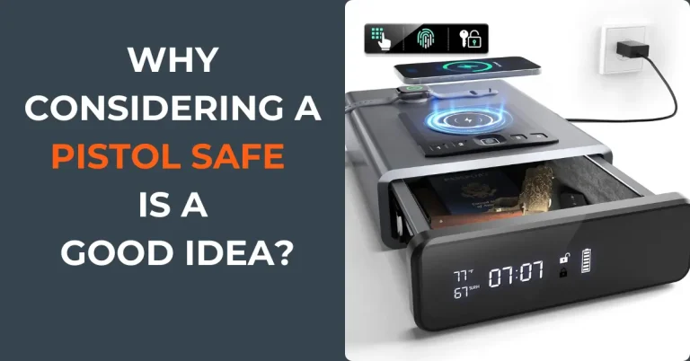 WHY CONSIDERING A PISTOL SAFE IS A GOOD IDEA ?