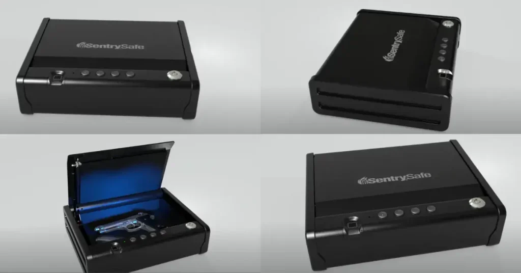 SentrySafe Biometric Gun Safe for Handgun or Pistol