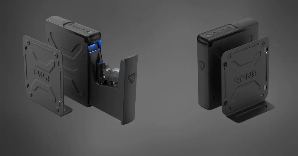 RPNB-Gun-SafeMounted-Biometric-Nightstand-Handgun-Safe-