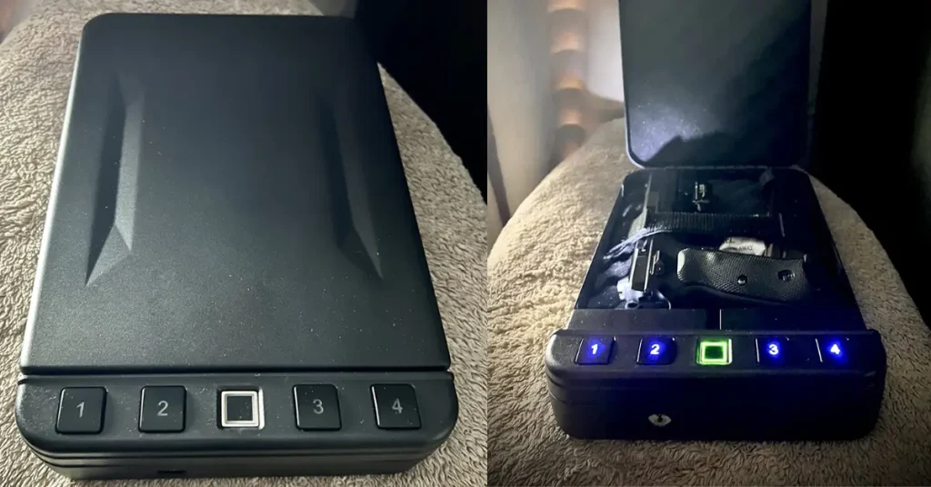 4. LANGGER V Portable Pistol Safe