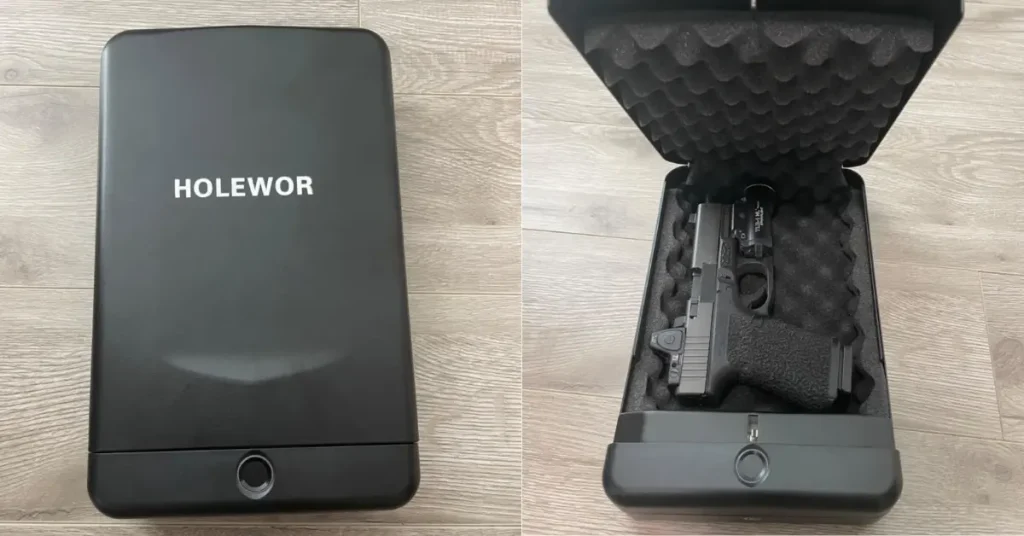 Holewar Pistol Safe For Car/Travel