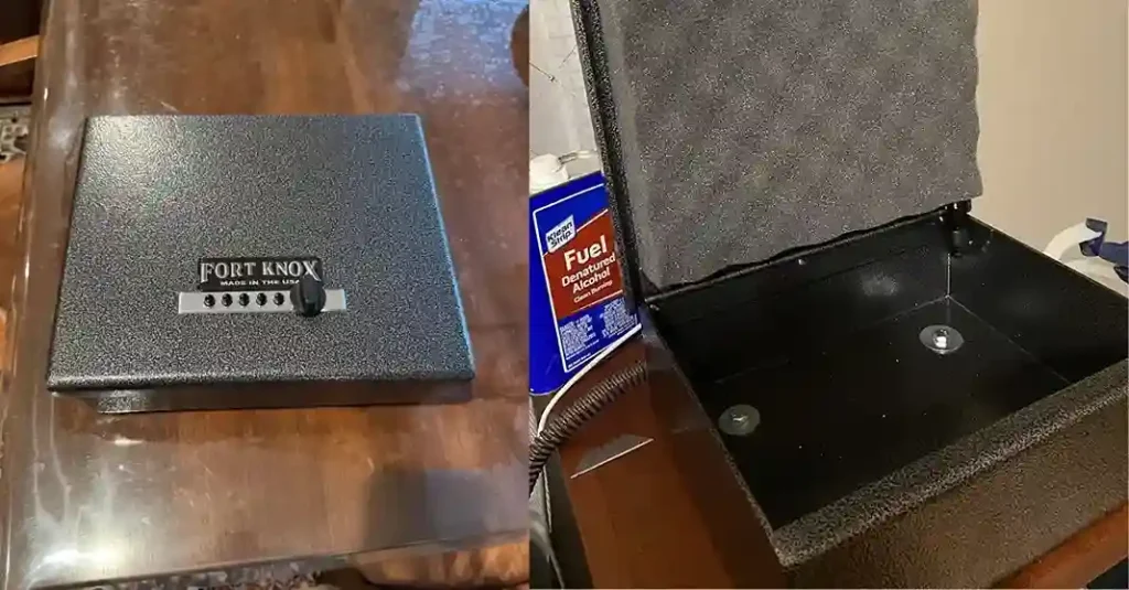 4. Fort Knox FTK-PB Heavy-Duty Handgun Safe