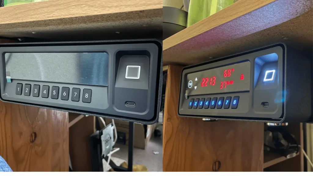 QINGENO Smart Gun Safe for Handgun